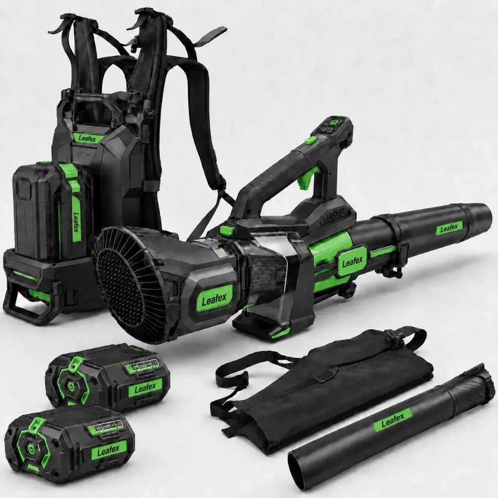 Complete Leafex kit with batteries and accessories