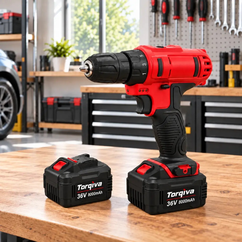 Torqiva™ Dual-Akku 36V 8Ah Li-Ion für lange Laufzeit