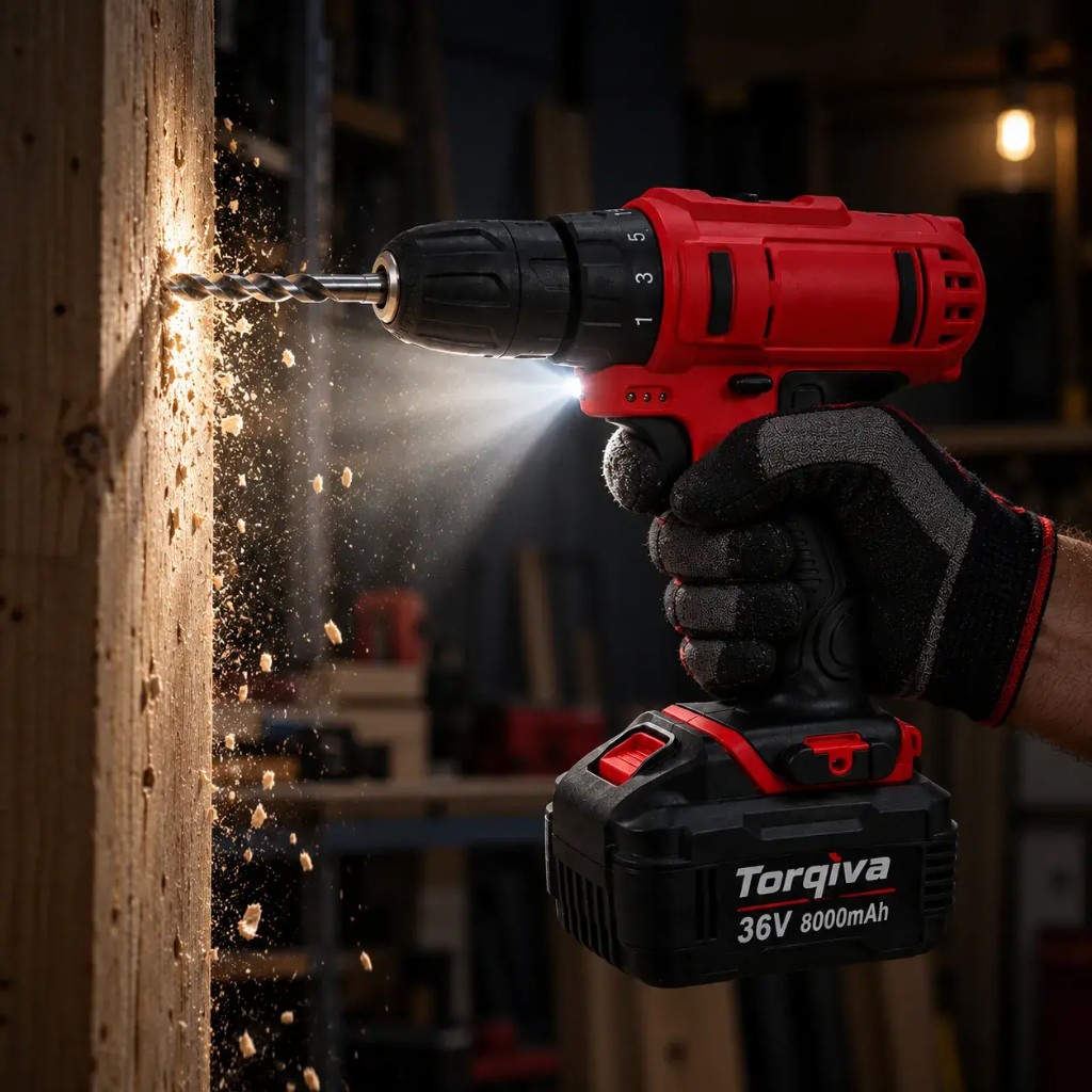 Torqiva™ Brushless-Motor 110 Nm mit 13-mm-Metall-Spannfutter