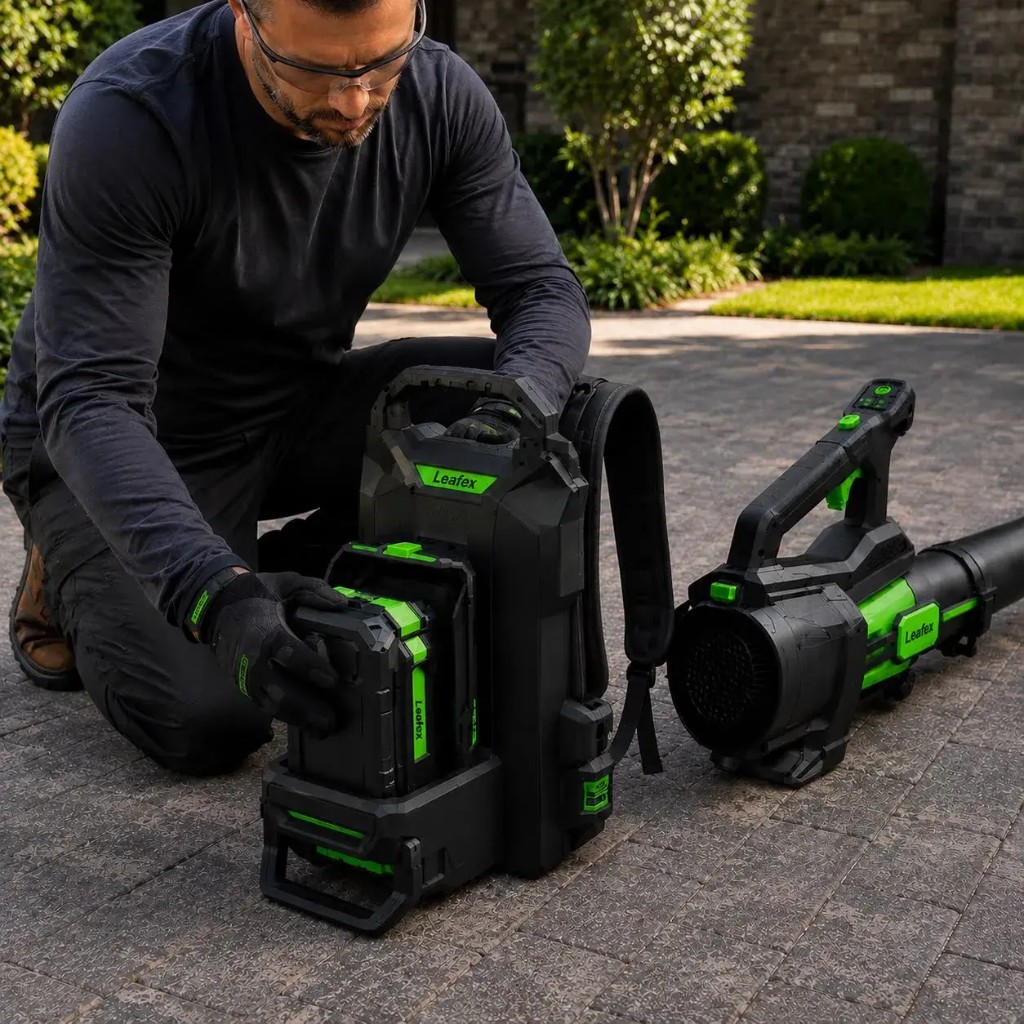 Leafex with rechargeable battery pack